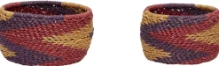 Hübsch 2-pack Småkorgar 'Color' - Multi