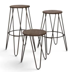 Reforma Pall 'Rustic' 45cm - Trä/Stål