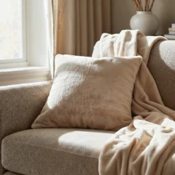 Reforma x Trendcarpet Pläd 'Aranga Super Soft Throw' 130x170cm - Beige