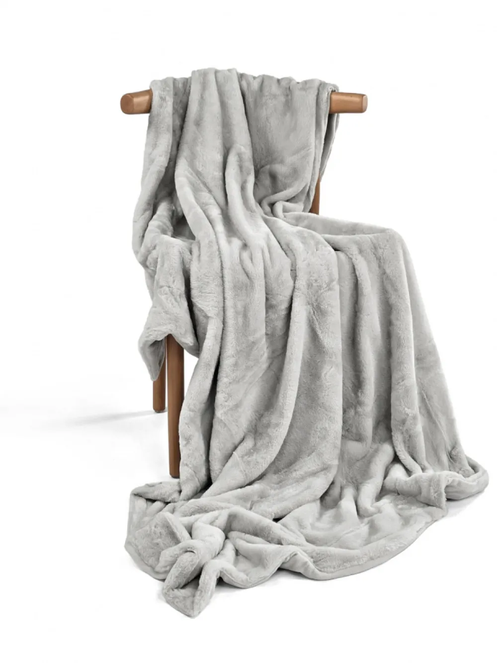 Reforma x Trendcarpet Pläd 'Aranga Super Soft Throw' 130x170cm - Grå