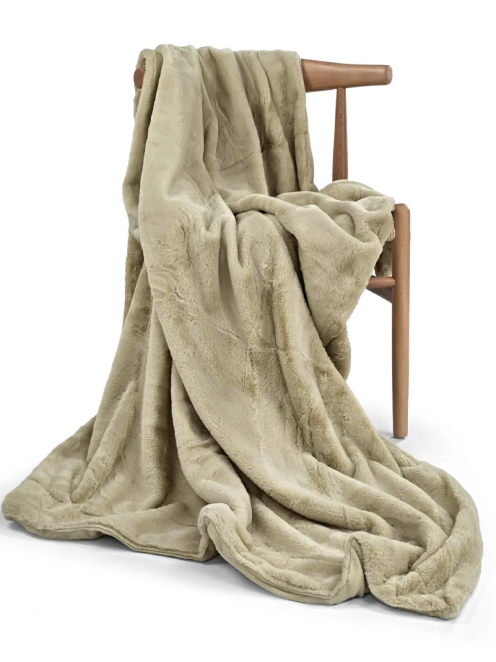 Reforma x Trendcarpet Pläd 'Aranga Super Soft Throw' 130x170cm - Ljusgrön