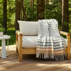Reforma x Trendcarpet Pläd 'Monica' 130x170cm - Gul