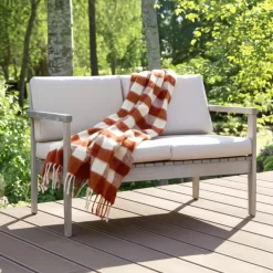 Reforma x Trendcarpet Pläd 'Phoebe' 130x170cm - Rosa