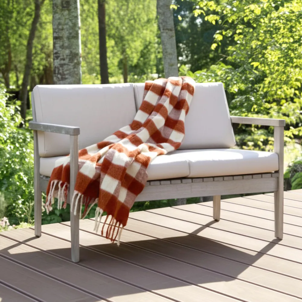 Reforma x Trendcarpet Pläd 'Phoebe' 130x170cm - Rosa