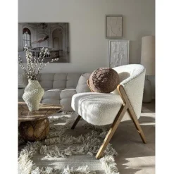 Svanefors Prydnadskudde 'Elsie' 25cm - Brun