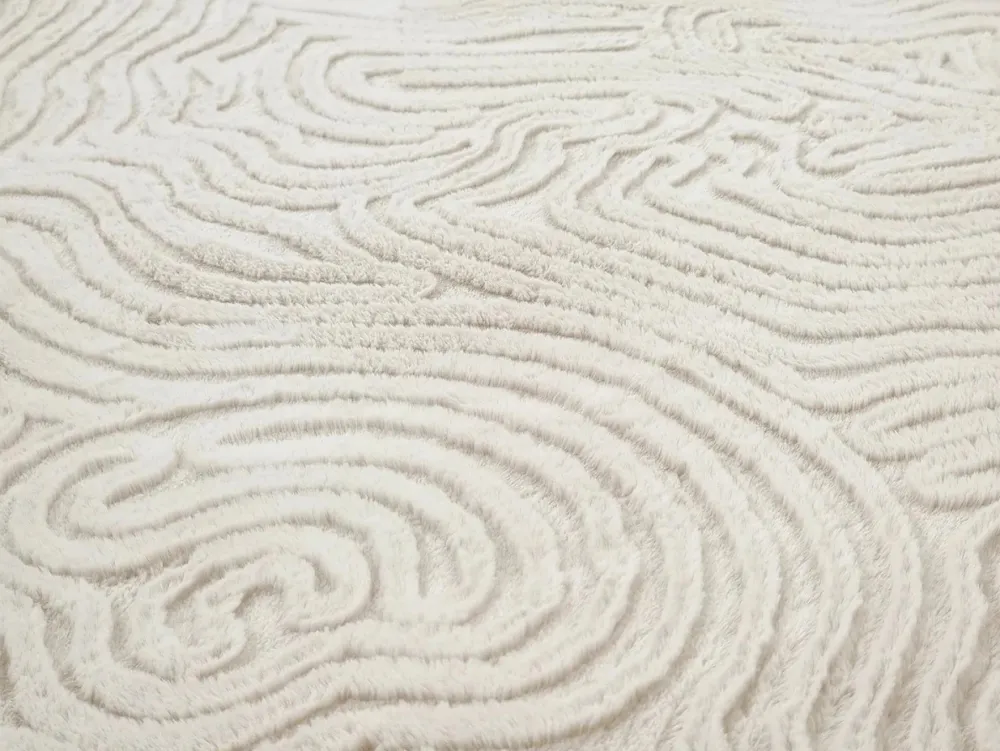 Reforma x Trendcarpet Rund matta 'Amora' - Vit