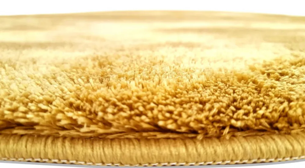 Reforma x Trendcarpet Rund matta 'Aranga Super Soft' 200cm - Gul