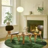 Reforma x Trendcarpet Rund matta 'Aranga Super Soft' - Oliv