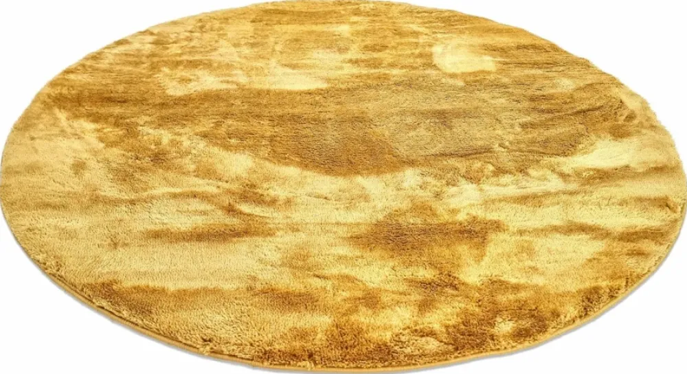 Reforma x Trendcarpet Rund matta 'Aranga Super Soft' - Orange