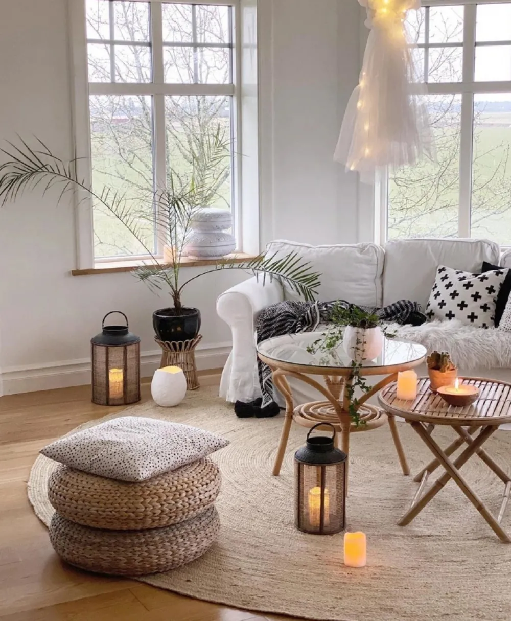 Reforma x Trendcarpet Rund matta 'Flätan' - Jute