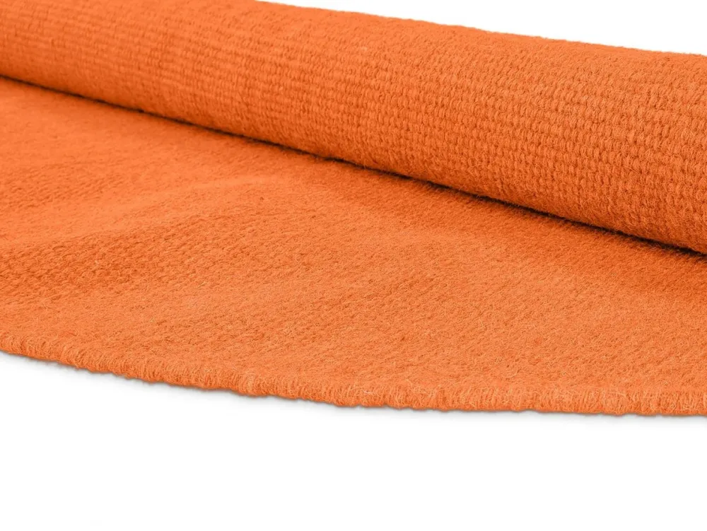Reforma x Trendcarpet Rund matta 'Hamilton' - Orange Peel