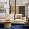 Reforma x Trendcarpet Ryamatta 'Aranga Super Soft' - Mörkblå
