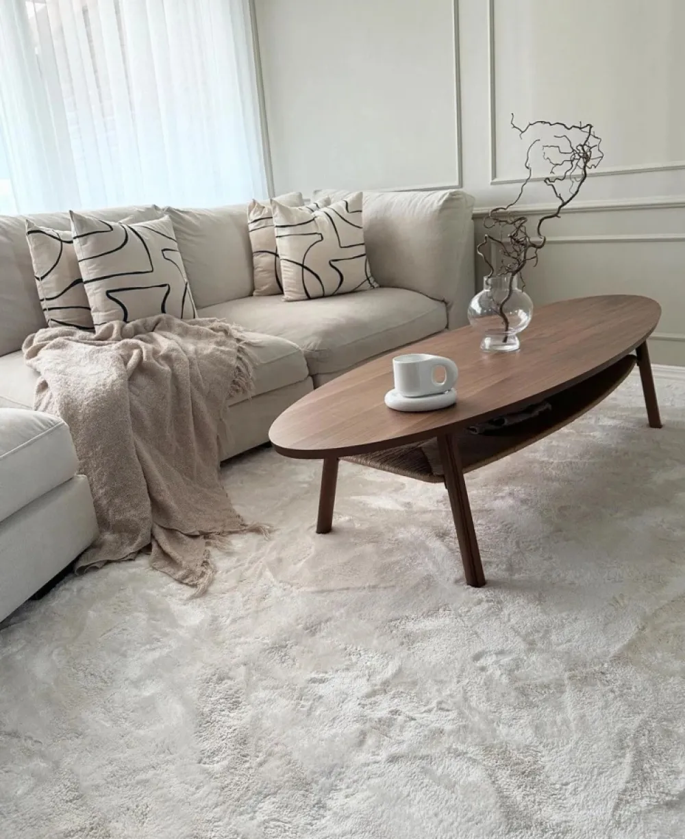 Reforma x Trendcarpet Ryamatta 'Aranga Super Soft' - Vit