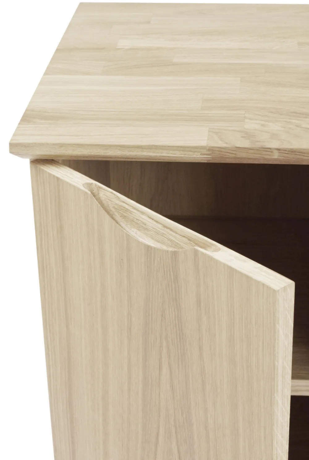 Rowico Home Sideboard 'Filippa' 122x85cm - Ek/Vitpigmenterad