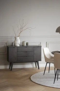 Rowico Home Sideboard 'Filippa' 122x85cm - Mörk ek