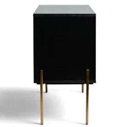 Reforma Sideboard 'Frölunda' - Svart/Guld