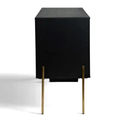 Reforma Sideboard 'Frölunda' - Svart/Mässing