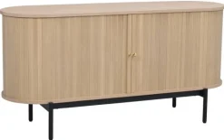 Rowico Home Sideboard 'Haddington' - Vitpigmenterad/Svart