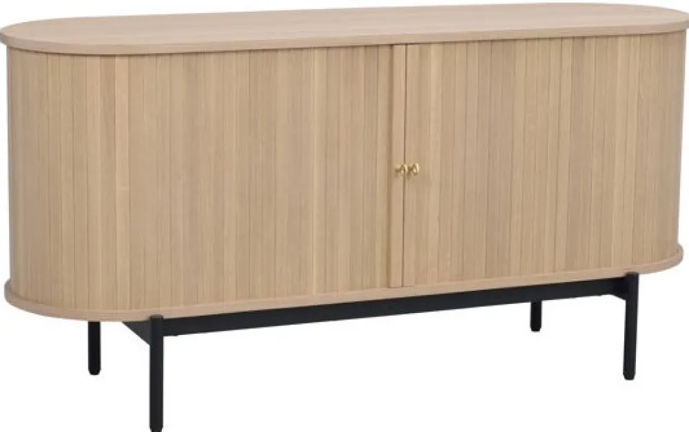Rowico Home Sideboard 'Haddington' - Vitpigmenterad/Svart
