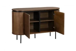 Reforma Sideboard 'Kärra' - Valnöt/Svart