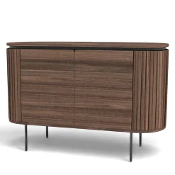 Reforma Sideboard 'Kärra' - Valnöt/Svart