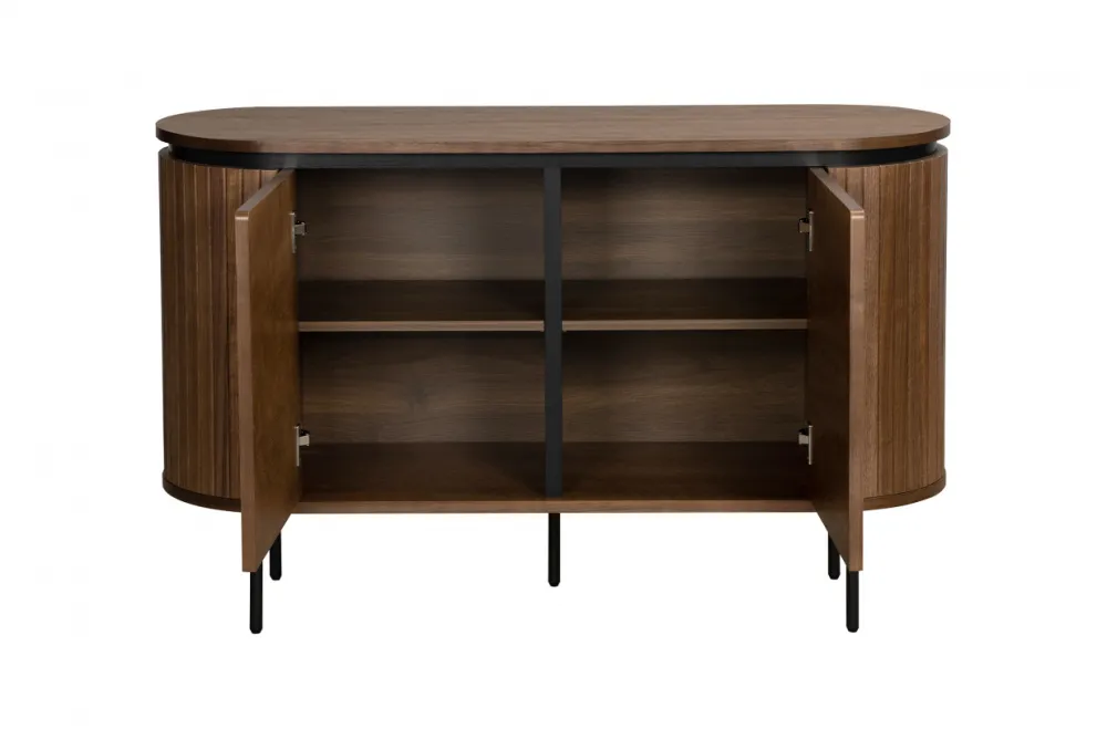 Reforma Sideboard 'Kärra' - Valnöt/Svart