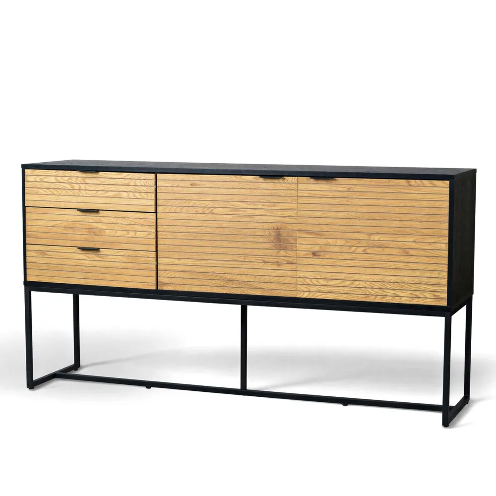 Reforma Sideboard 'Line' - Ek/Svart