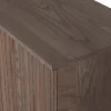 WOOOD Sideboard ‘New Gravure’ 200 cm - Mörkbrun/Svart