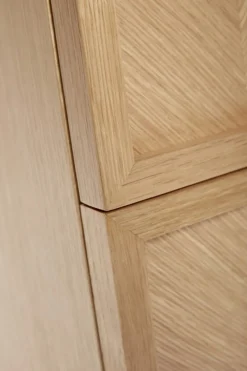 Hübsch Sidobord 'Herringbone' - Natur
