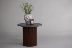 Reforma Sidobord 'Härjedalen' Runt 52cm - Brun