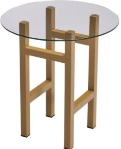 Hübsch Sidobord 'Olive' - Natur