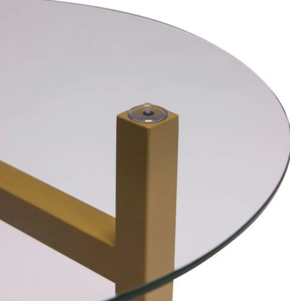 Hübsch Sidobord 'Olive' - Natur