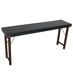 Vintage Sidobord 170x40cm - Svart