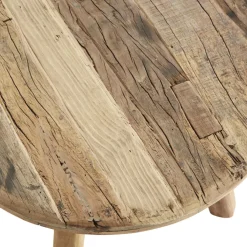Madam Stoltz Sidobord 'Wooden Coffee Table' - Natur