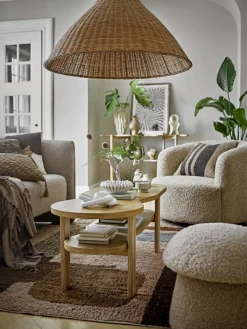 Bloomingville Sittpuff 'Bocca' - Natur