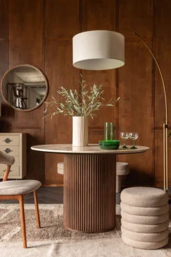 Dutchbone Sittpuff 'Fern' - Beige