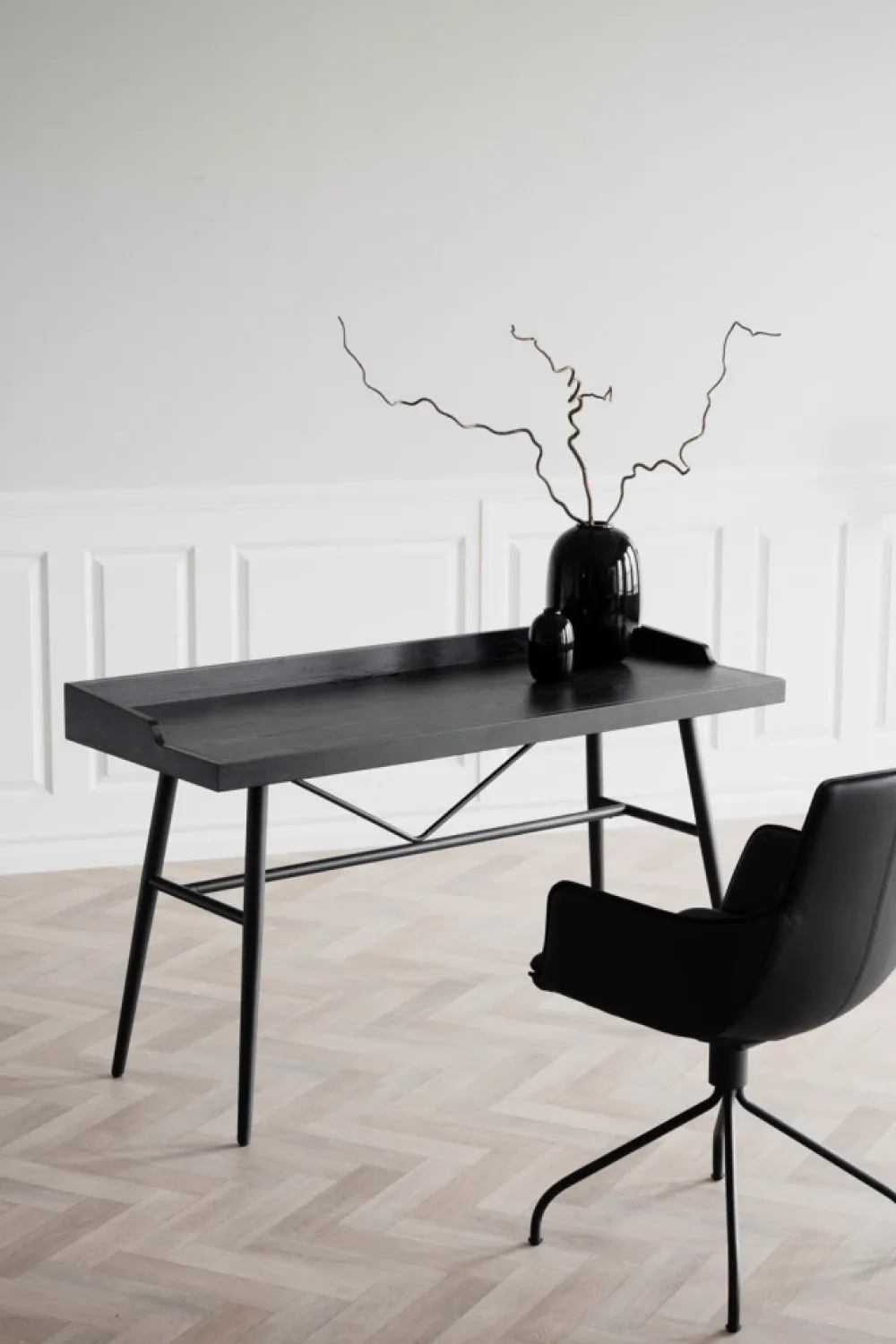 Rowico Home Skrivbord 'Springdale' - Svart
