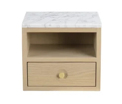 Rowico Home Sängbord 'Whitmore' - Ljus ek