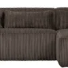 WOOOD Soffa 'Bean' 4-sits - Brun/Manchester