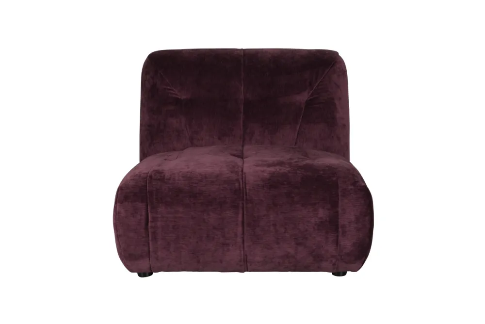 Dutchbone Soffa 'Giada' 1-sits - Plommon