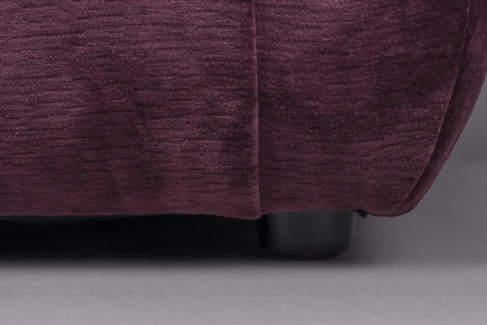 Dutchbone Soffa 'Giada' 1-sits - Plommon