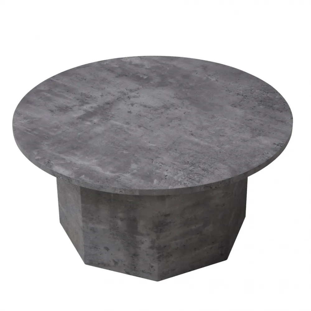Reforma Soffbord 'Bilbao' Runt 80cm - Grå