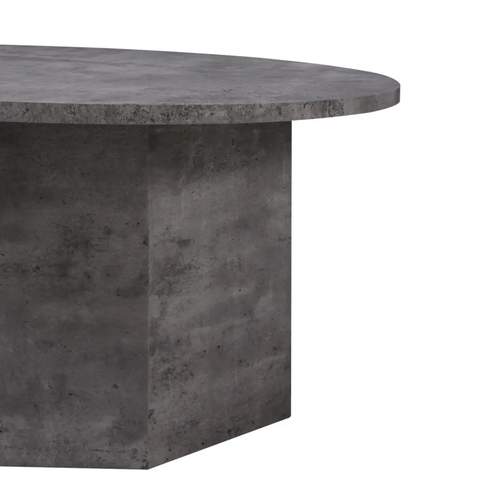 Reforma Soffbord 'Bilbao' Runt 80cm - Grå