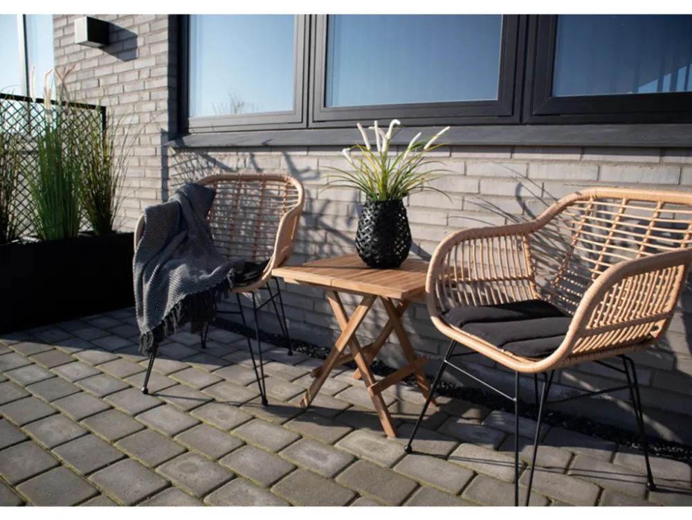Garden Prestige Soffbord 'Bilbao' 50x50 - Natur