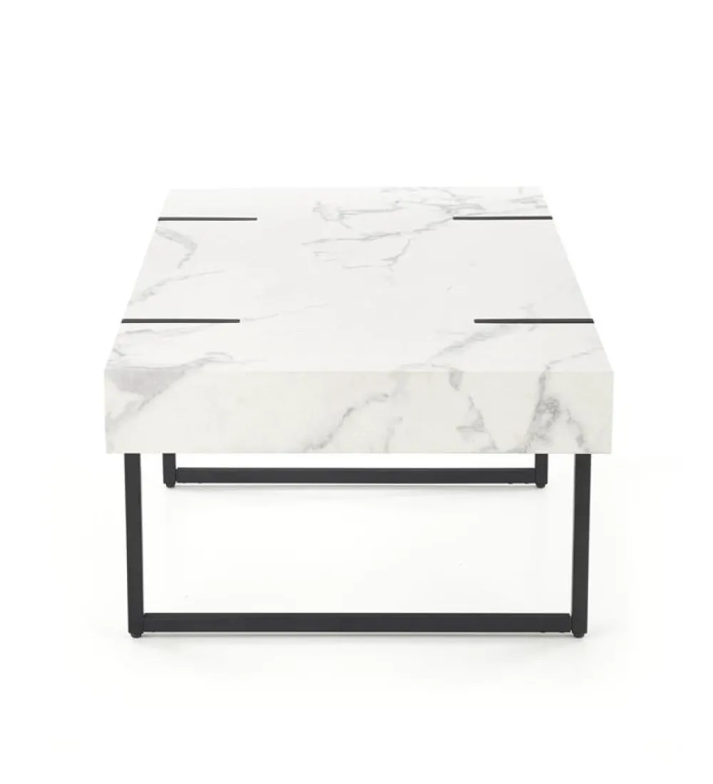 Reforma Soffbord 'Blanca' - Vit marmor
