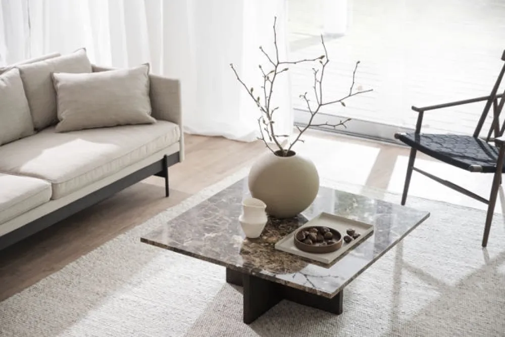 Rowico Home Soffbord 'Brooksville' 90x90cm - Brun