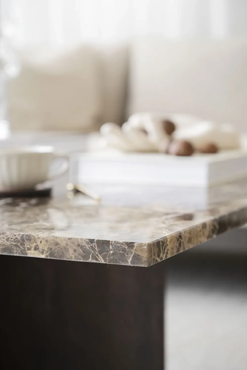 Rowico Home Soffbord 'Brooksville' 90x90cm - Brun