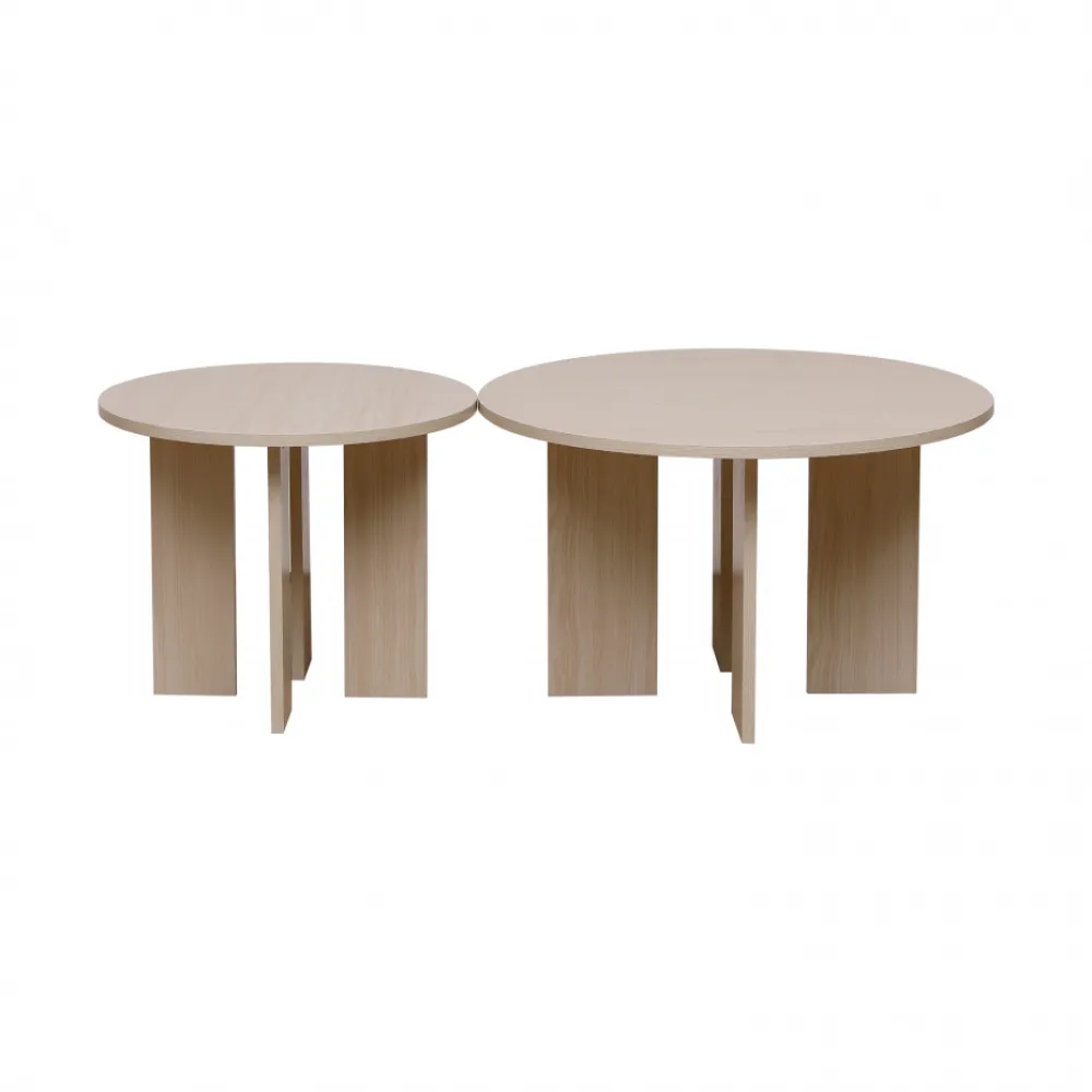 Reforma Soffbord 'Créme' Runt 75cm - Natur