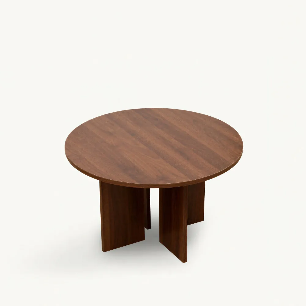 Reforma Soffbord 'Créme' Runt 75cm - Valnöt