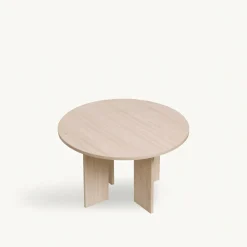Reforma Soffbord 'Créme' Runt 75cm - Vitpigmenterad